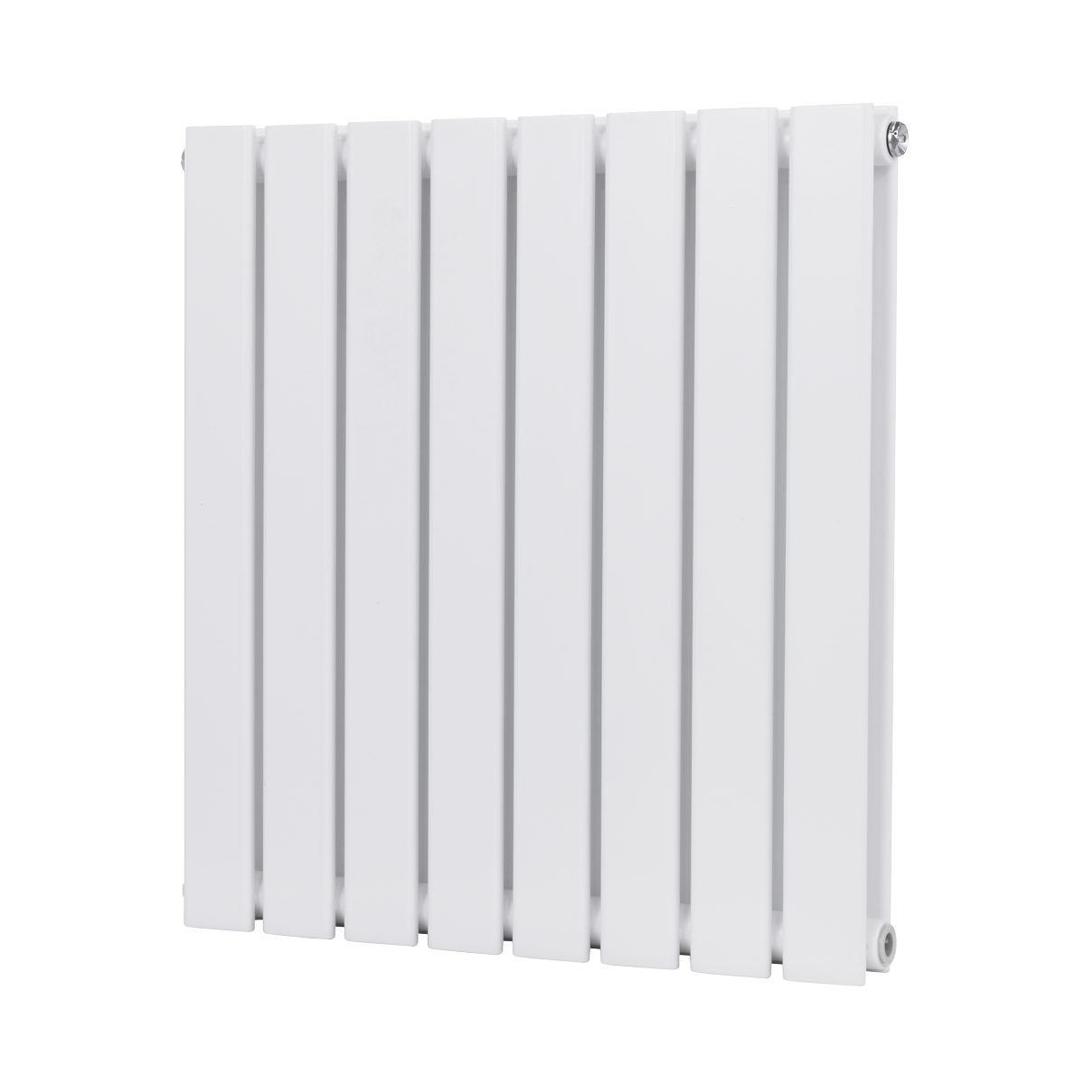 Baridi DH349 Baridi Horizontal Radiator Contemporary Double Flat Panel Design 600 x 560mm – White