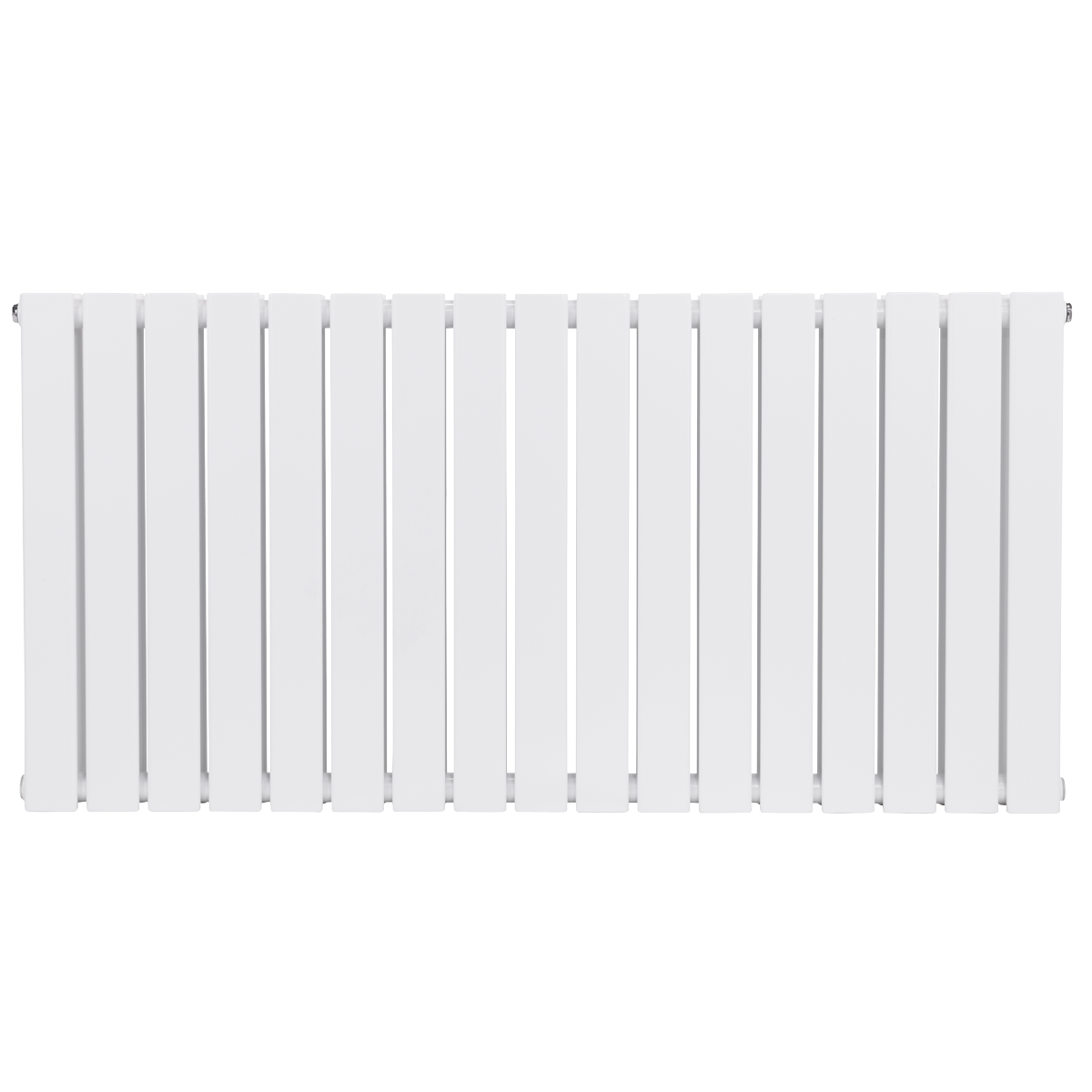 Baridi DH352 Baridi Horizontal Radiator Contemporary Double Flat Panel Design 600 x 1190mm – White