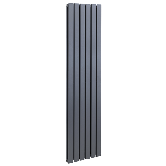 Baridi DH353 Baridi Vertical Radiator Contemporary Double Flat Panel Design 420 x 1800mm – Anthracite