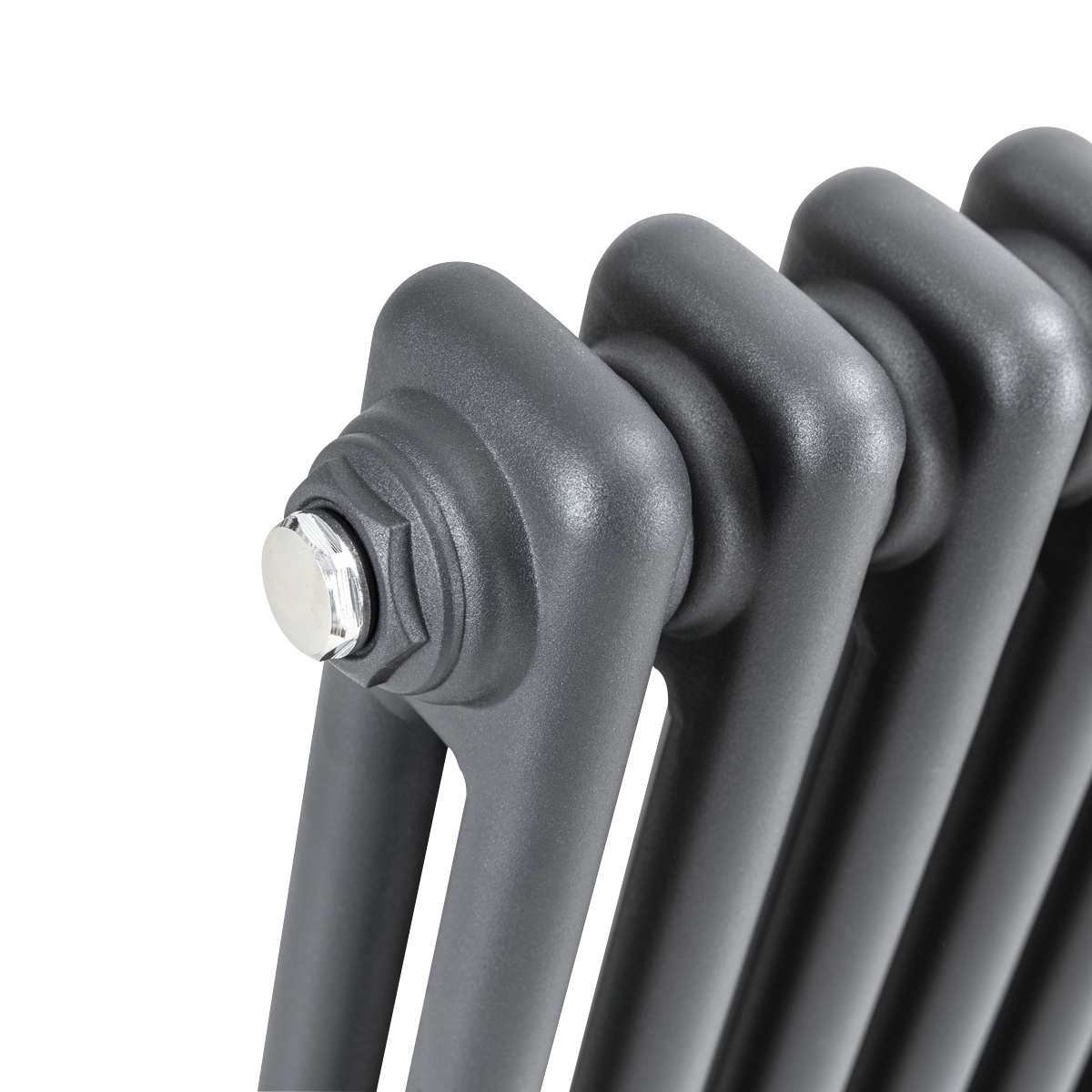 Baridi DH356 Baridi Horizontal Traditional 2 Column Radiator 600 x 427mm – Anthracite