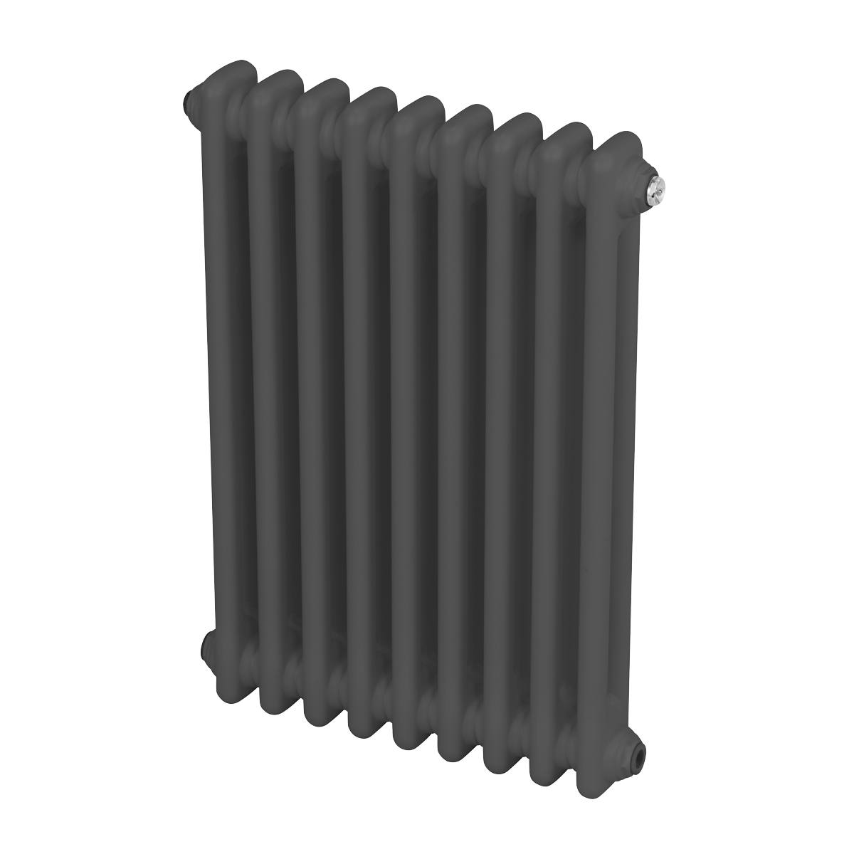 Baridi DH356 Baridi Horizontal Traditional 2 Column Radiator 600 x 427mm – Anthracite
