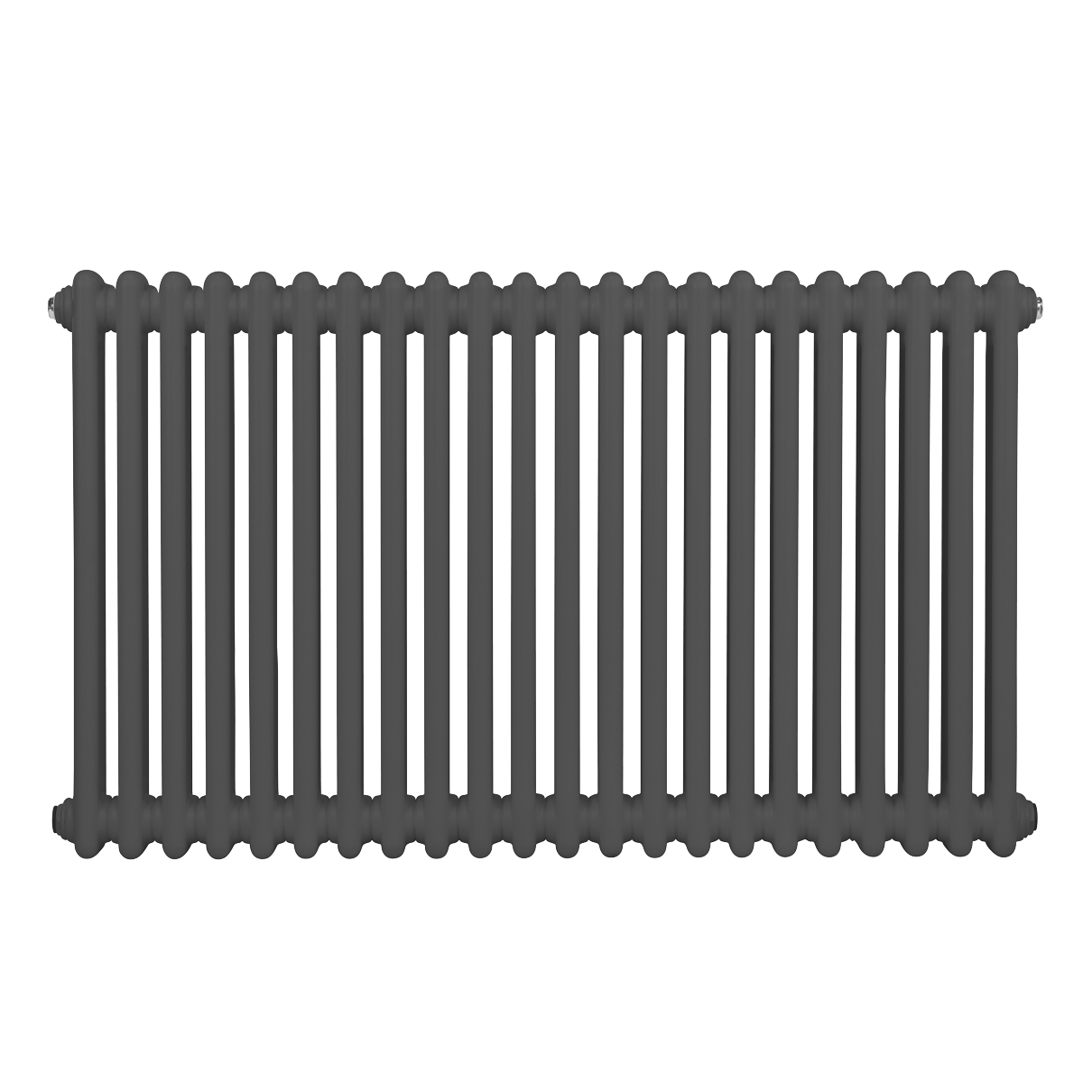 Baridi DH359 Baridi Horizontal Traditional 2 Column Radiator 600 x 1012mm – Anthracite