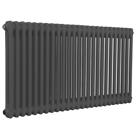 Baridi DH360 Baridi Horizontal Traditional 2 Column Radiator 600 x 1147mm – Anthracite
