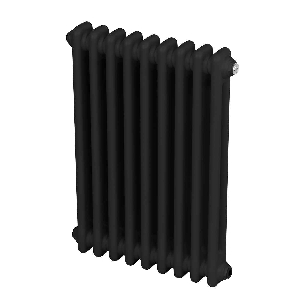 Baridi DH361 Baridi Horizontal Traditional 2 Column Radiator 600 x 427mm – Black