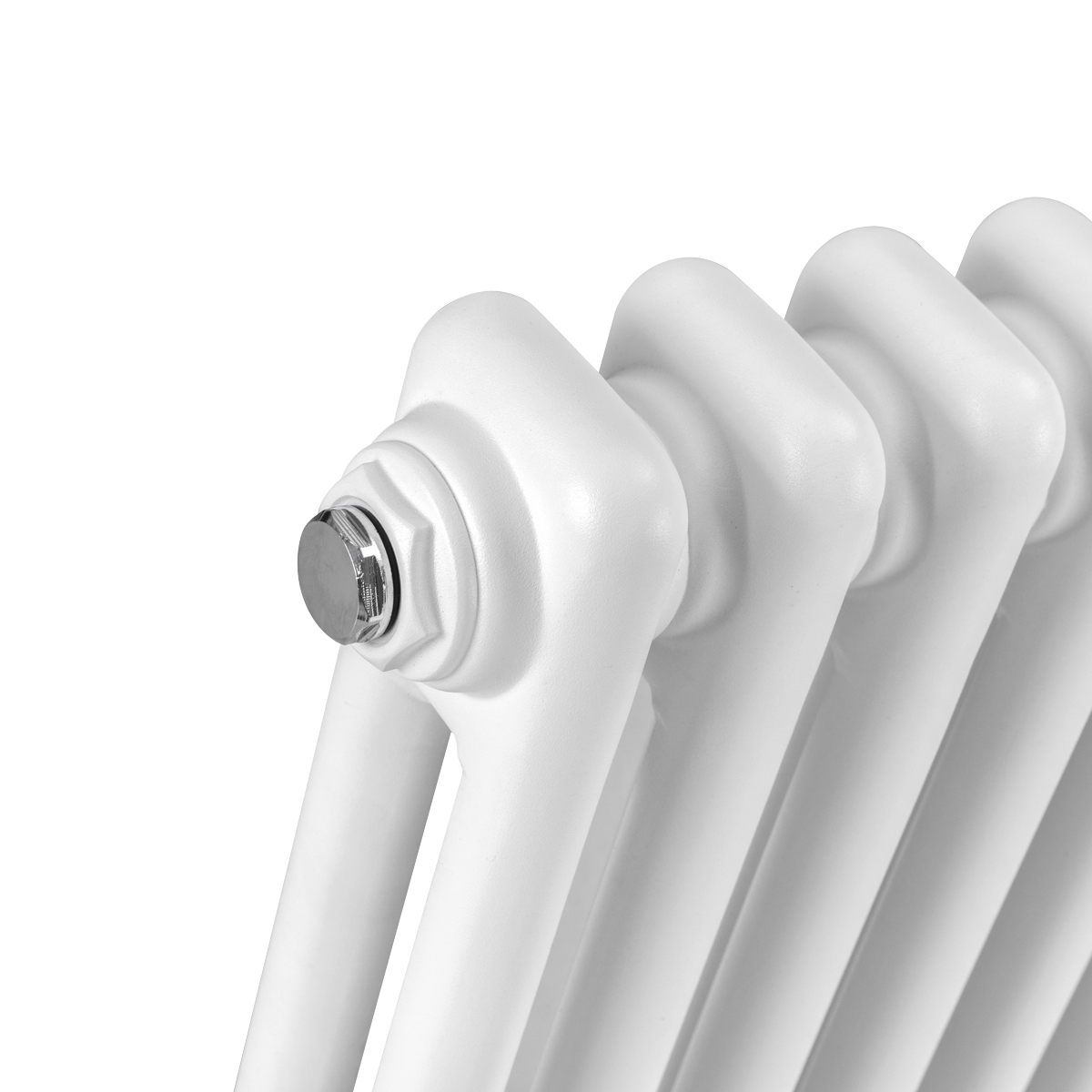 Baridi DH366 Baridi Horizontal Traditional 2 Column Radiator 600 x 427mm – White