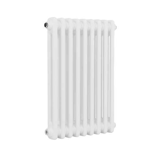 Baridi DH366 Baridi Horizontal Traditional 2 Column Radiator 600 x 427mm – White