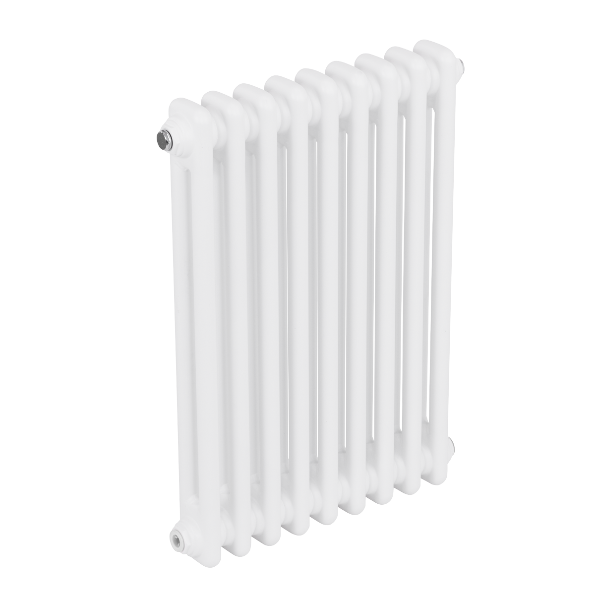 Baridi DH366 Baridi Horizontal Traditional 2 Column Radiator 600 x 427mm – White