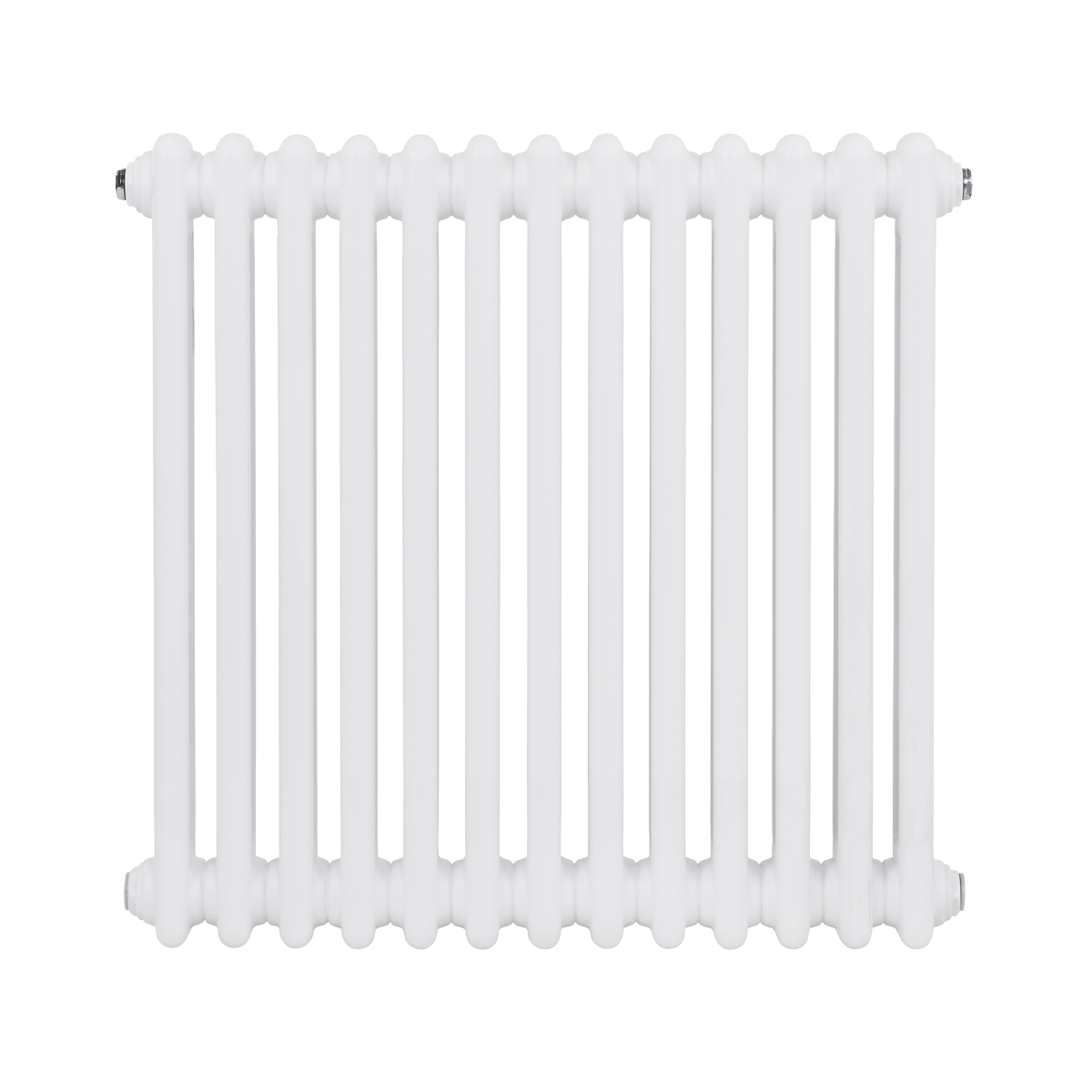 Baridi DH367 Baridi Horizontal Traditional 2 Column Radiator 600 x 607mm – White