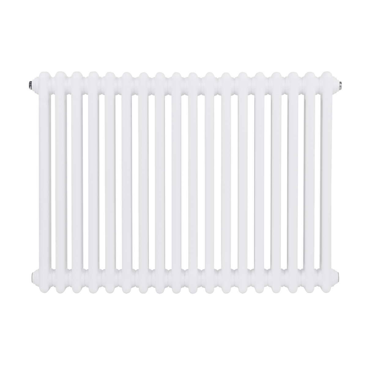 Baridi DH368 Baridi Horizontal Traditional 2 Column Radiator 600 x 832mm – White