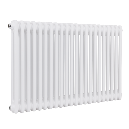 Baridi DH369 Baridi Horizontal Traditional 2 Column Radiator 600 x 1012mm – White