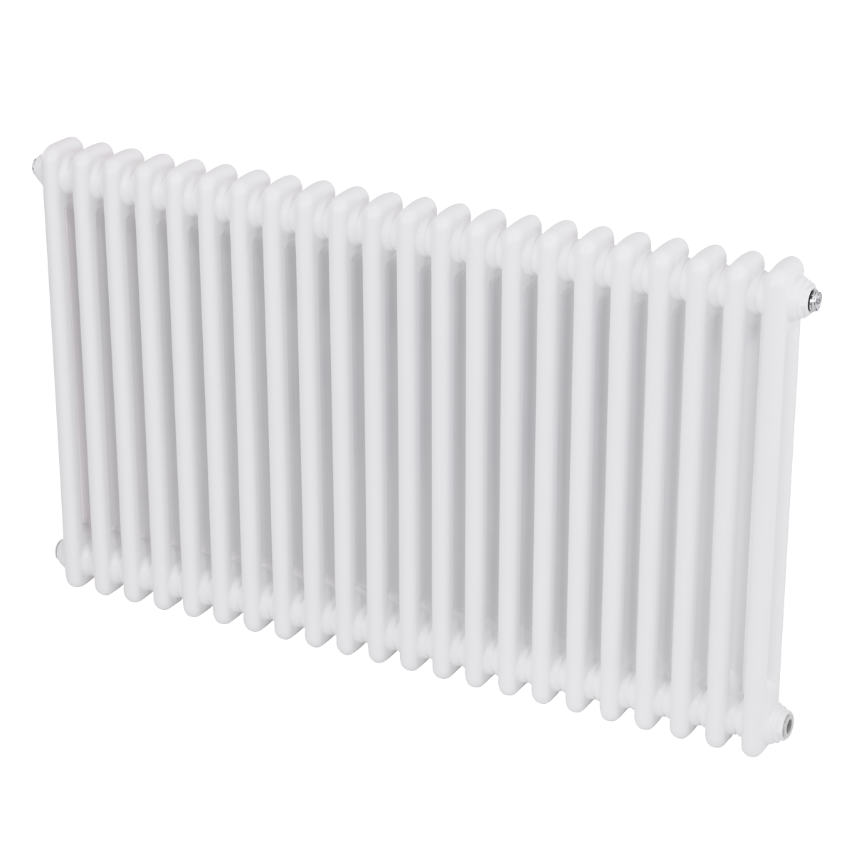 Baridi DH369 Baridi Horizontal Traditional 2 Column Radiator 600 x 1012mm – White