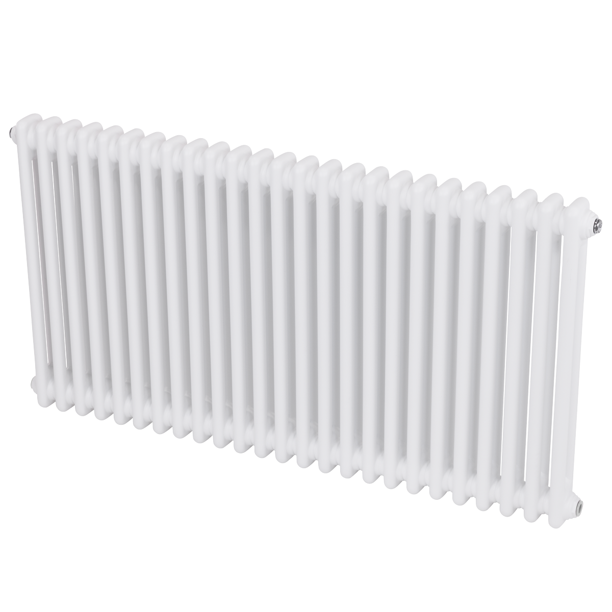 Baridi DH370 Baridi Horizontal Traditional 2 Column Radiator 600 x 1147mm – White