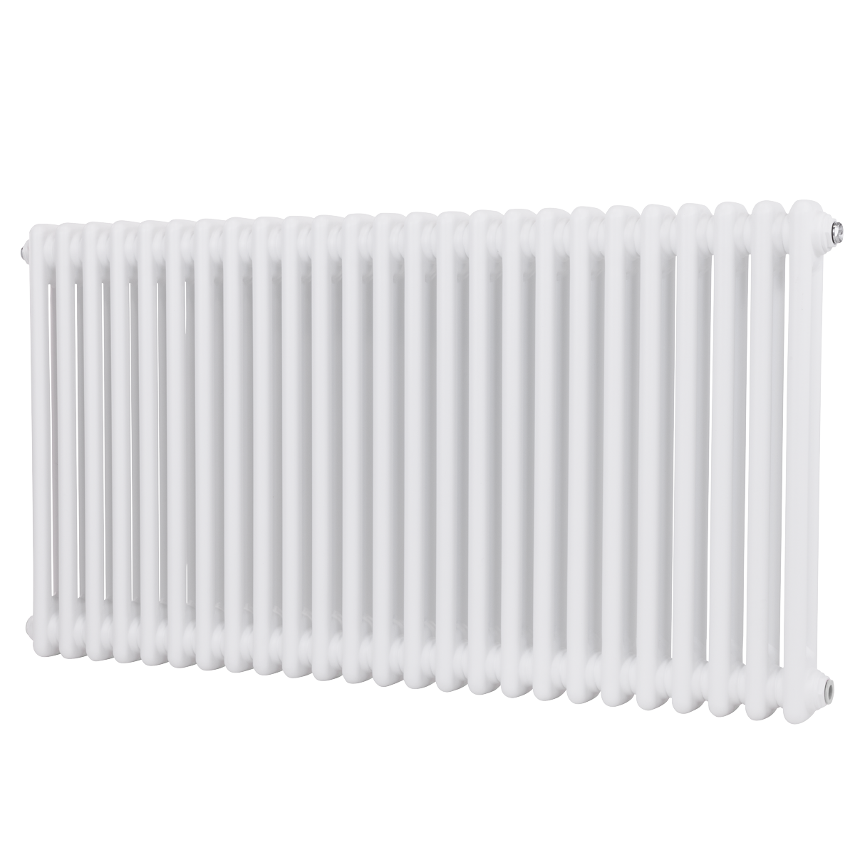 Baridi DH370 Baridi Horizontal Traditional 2 Column Radiator 600 x 1147mm – White
