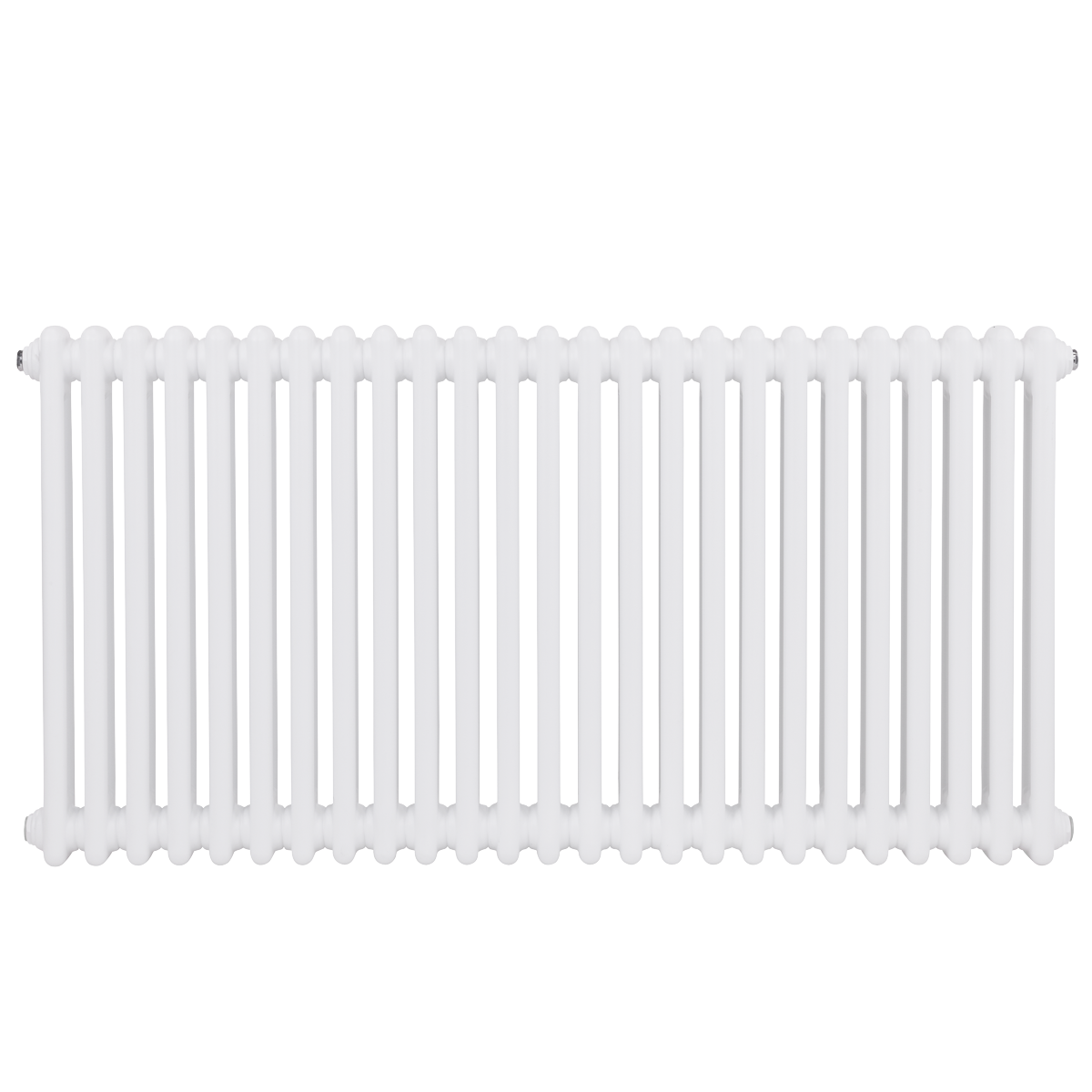 Baridi DH370 Baridi Horizontal Traditional 2 Column Radiator 600 x 1147mm – White