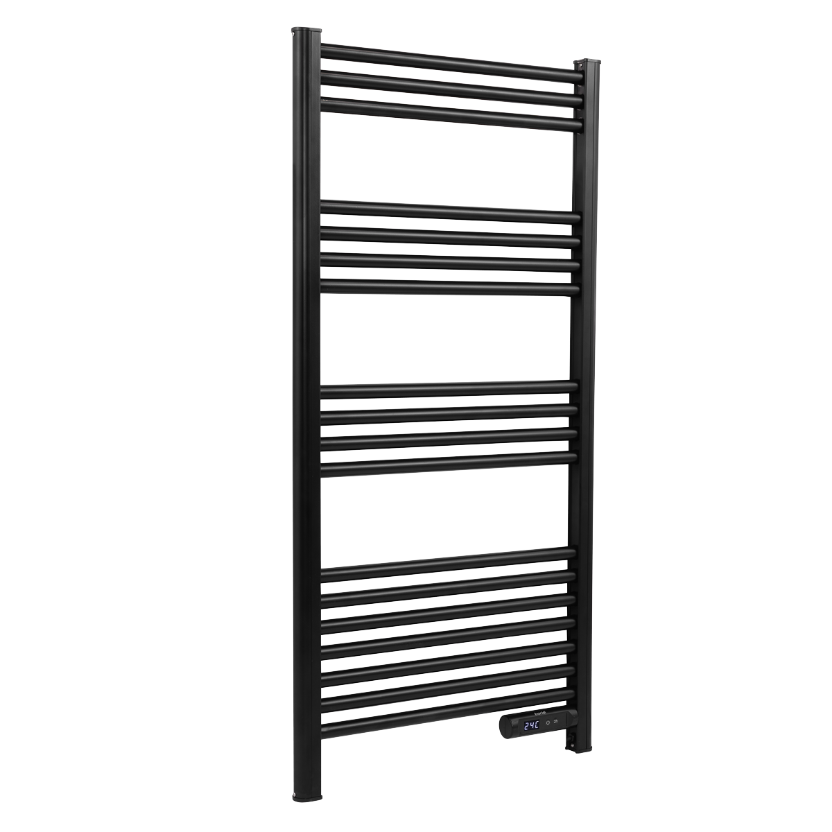 Baridi DH371 Baridi Electric Heated Towel Rail 1085 x 535mm with LED Display – Black