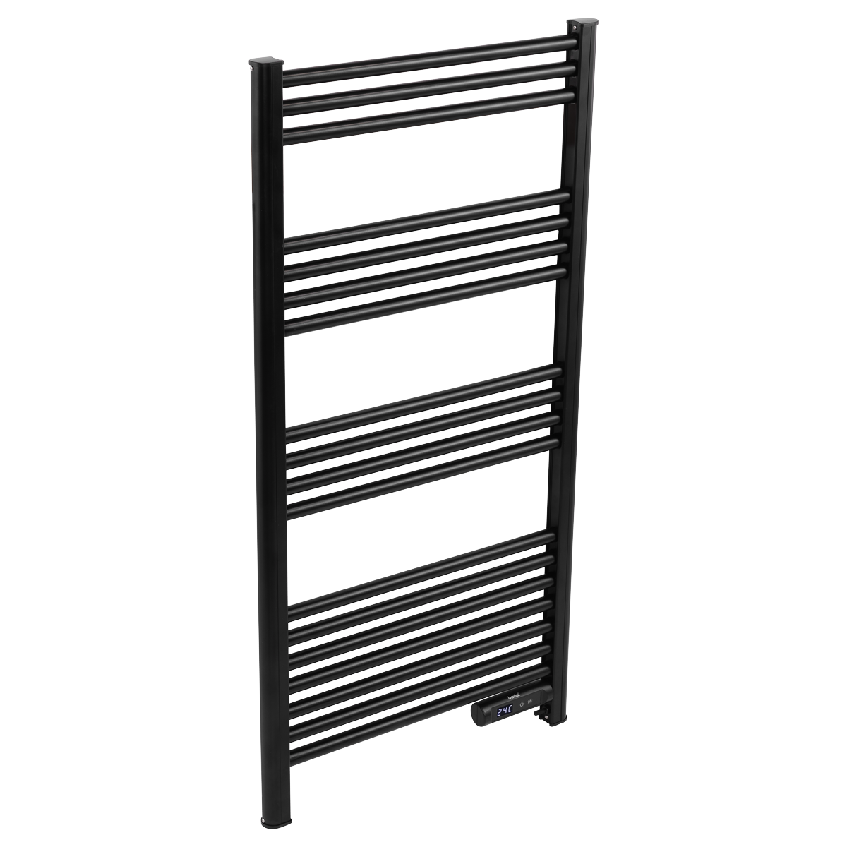 Baridi DH371 Baridi Electric Heated Towel Rail 1085 x 535mm with LED Display – Black