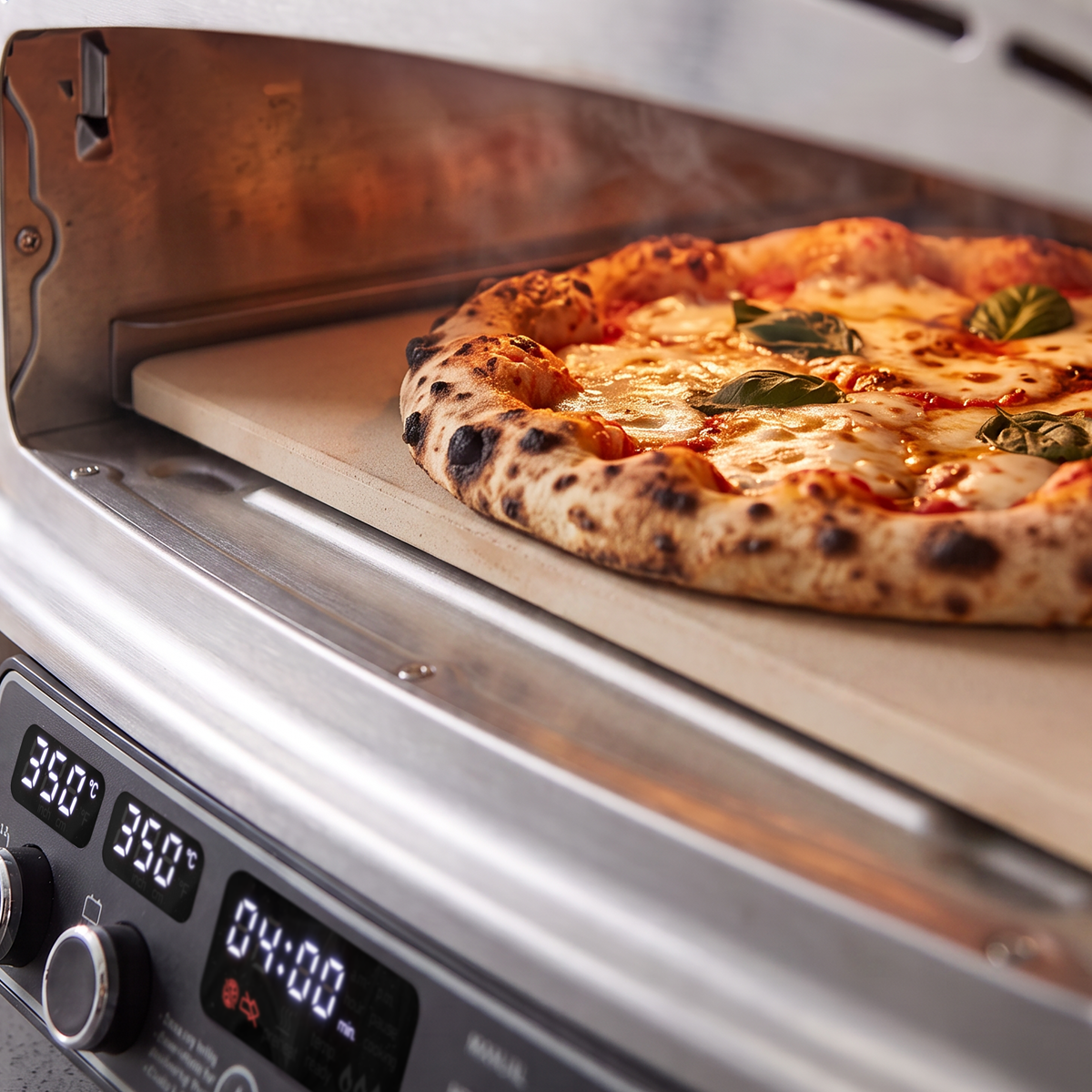 Baridi DH377 Baridi Electric Pizza Oven 14" - Black/Stainless Steel