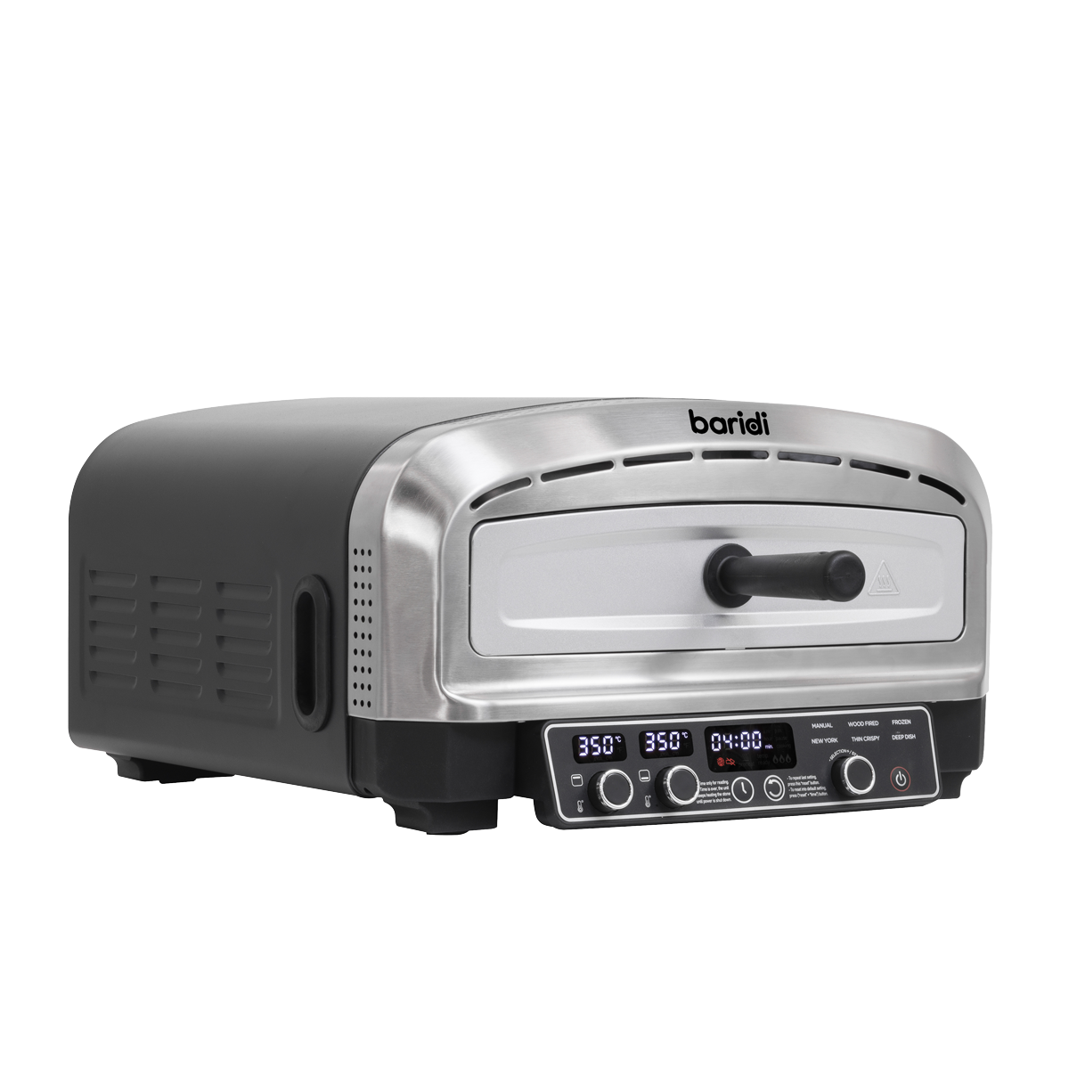 Baridi DH377 Baridi Electric Pizza Oven 14" - Black/Stainless Steel