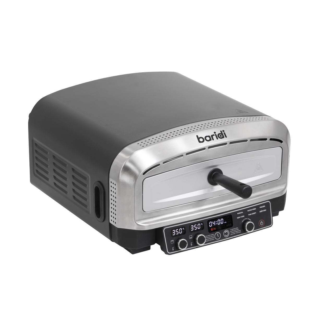 Baridi DH377 Baridi Electric Pizza Oven 14" - Black/Stainless Steel
