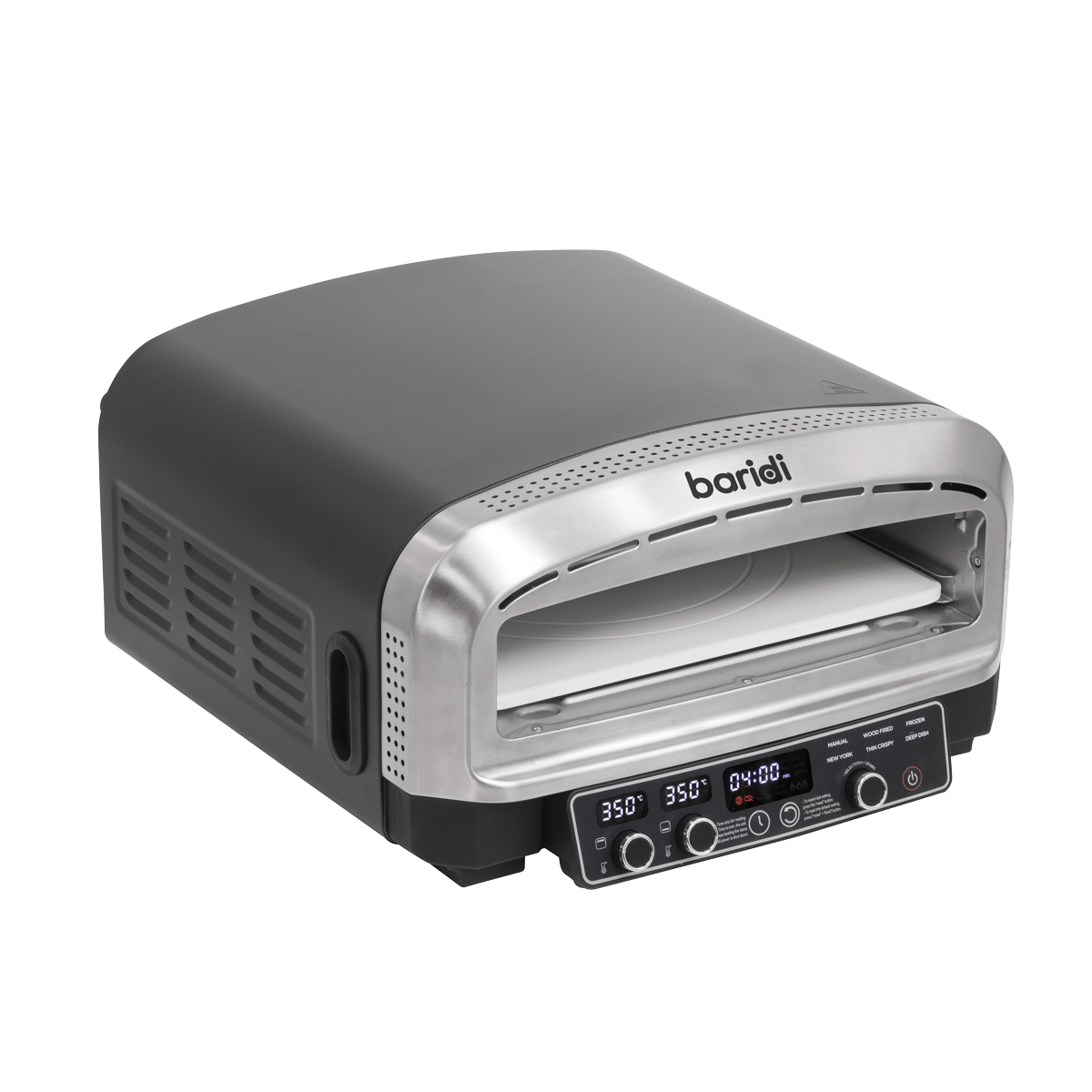 Baridi DH377 Baridi Electric Pizza Oven 14" - Black/Stainless Steel