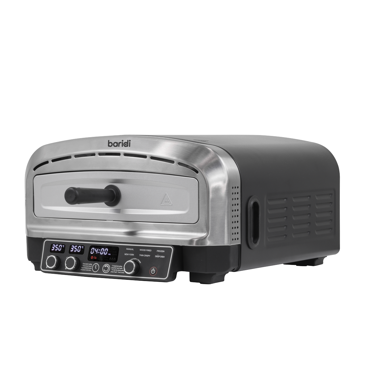 Baridi DH377 Baridi Electric Pizza Oven 14" - Black/Stainless Steel