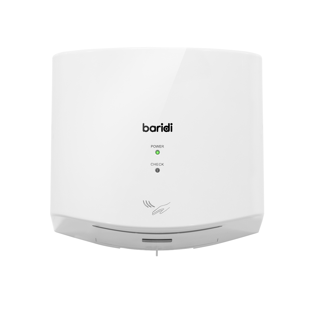 Baridi DH378 Baridi High Speed Hand Dryer with Auto Sensor 1400-1650W - White