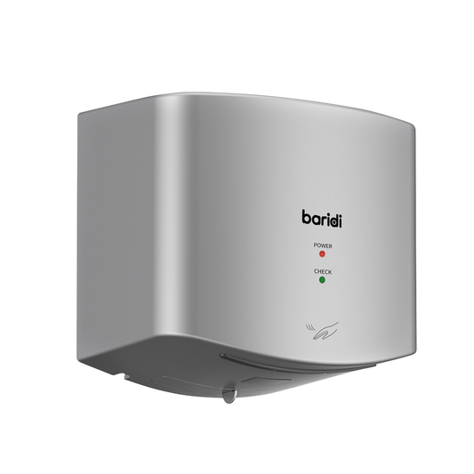 Baridi DH379 Baridi High Speed Hand Dryer with Auto-Sensor 1400-1650W - Silver