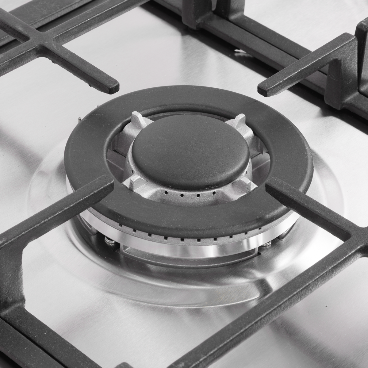 Baridi DH382 Baridi 90cm Gas Hob Stainless Steel with 5 Burners, Cast Iron Supports & Auto Ignition 11kW