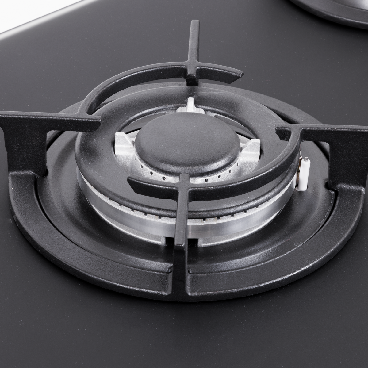 Baridi DH384 Baridi 70cm Gas Hob Matt Black with 5 Burners, Cast Iron Supports & Auto Ignition 10.4kW