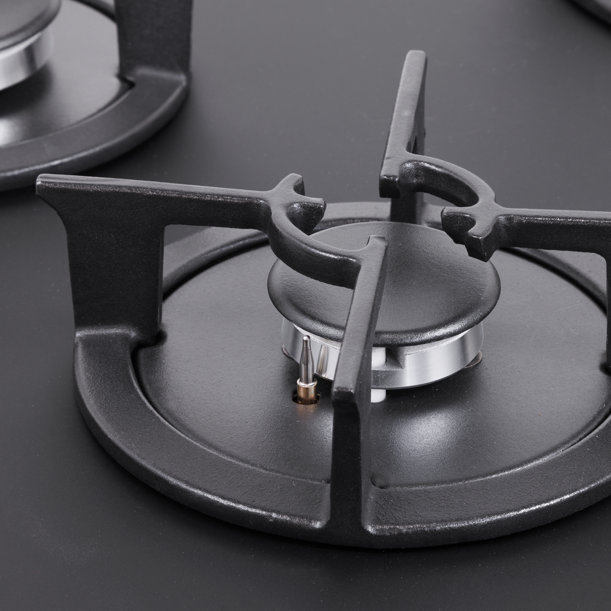 Baridi DH385 Baridi 90cm Gas Hob Matt Black 5 Burners Cast Iron Supports & Auto Ignition 10.4kW