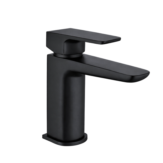 Baridi DH393 Baridi Basin Mixer Tap with Clicker Waste - Matt Black