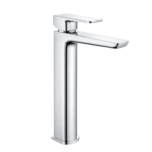 Baridi DH394 Baridi High Basin Mixer Tap with Clicker Waste - Chrome