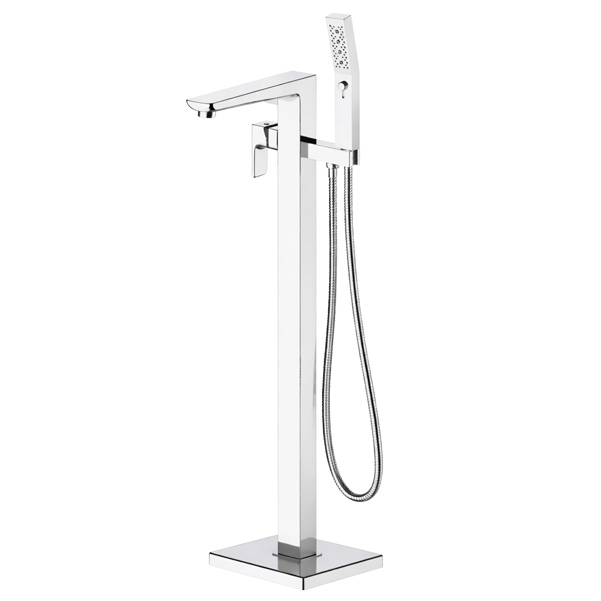 Baridi DH400 Baridi Freestanding Bath Mixer Tap with Shower - Chrome