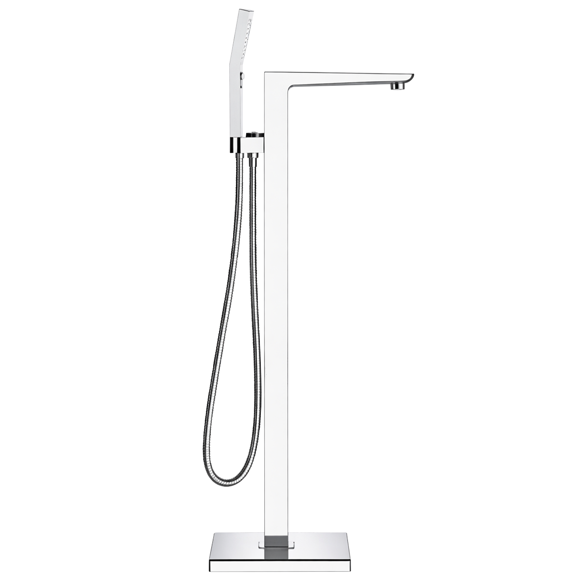 Baridi DH400 Baridi Freestanding Bath Mixer Tap with Shower - Chrome
