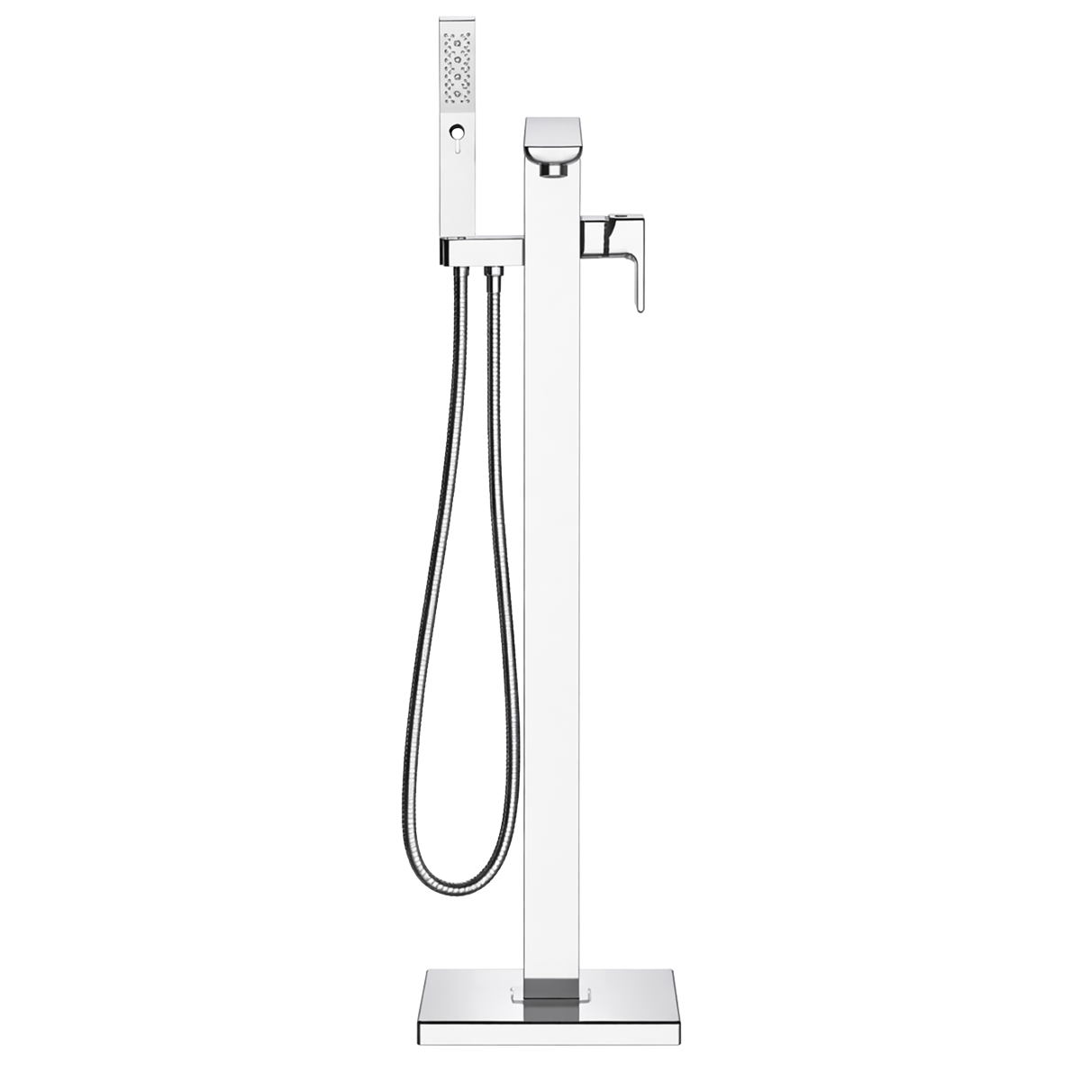 Baridi DH400 Baridi Freestanding Bath Mixer Tap with Shower - Chrome