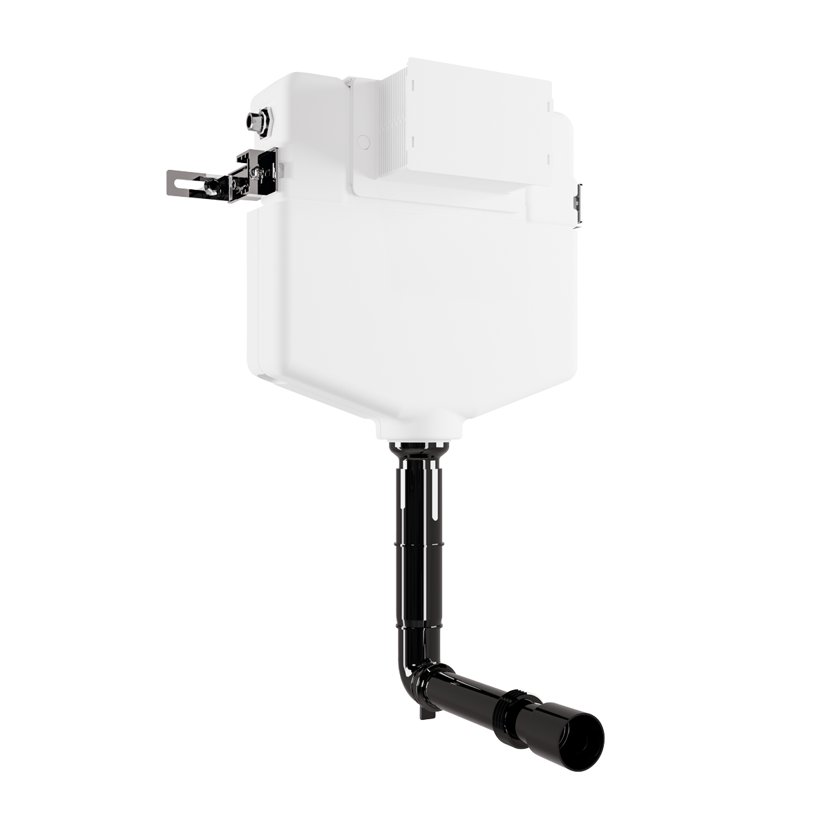 Baridi DH402 Baridi Concealed Cistern with Long Flush Pipe, Dual Operation, Multi-Inlet & Anti-Condensation Shell