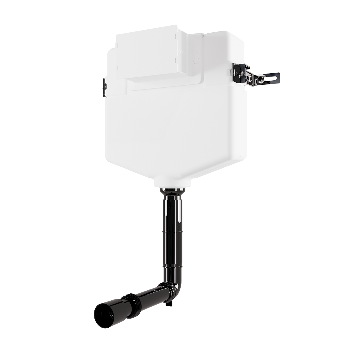 Baridi DH402 Baridi Concealed Cistern with Long Flush Pipe, Dual Operation, Multi-Inlet & Anti-Condensation Shell