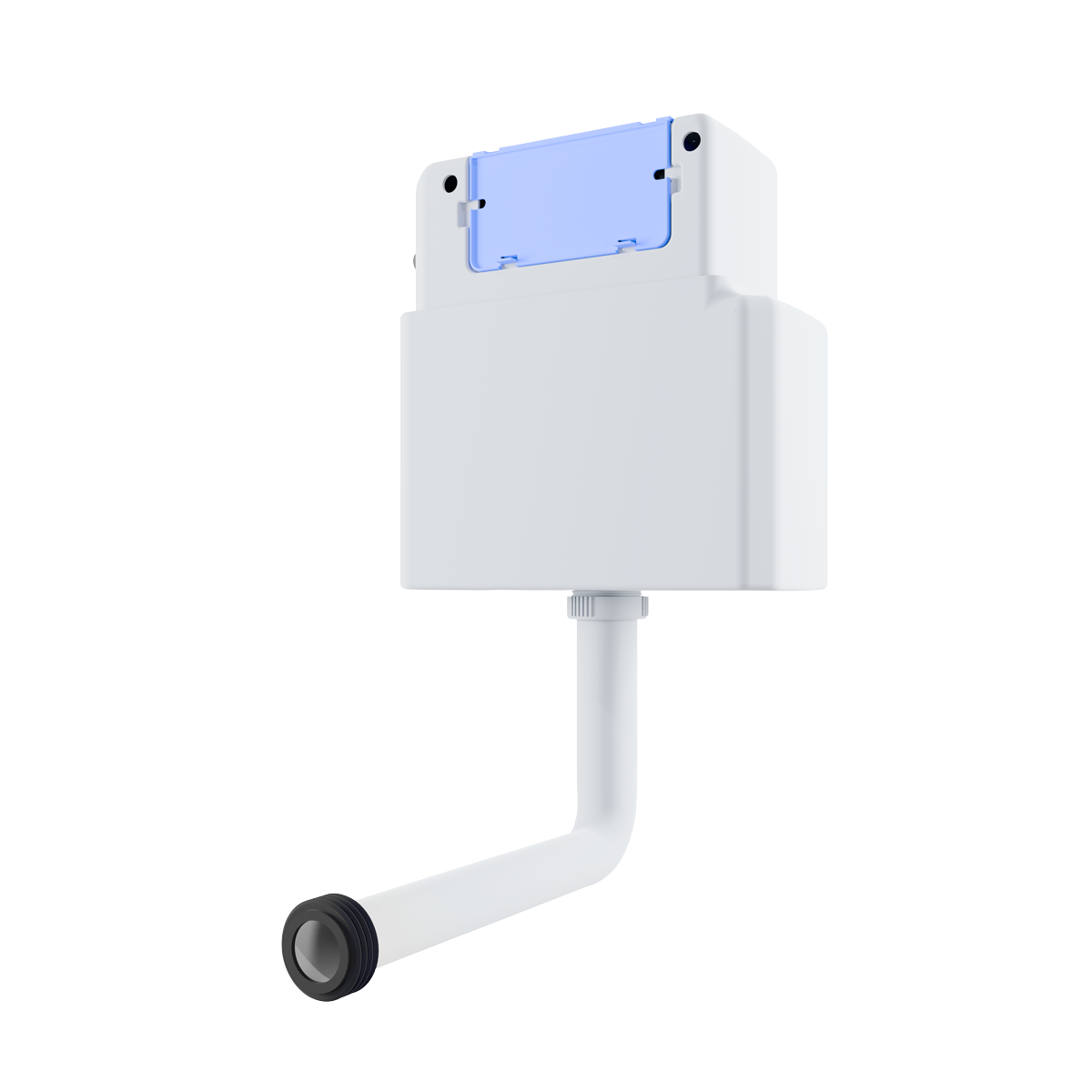 Baridi DH405 Baridi Slimline Concealed Cistern, Front & Top Flush Button - WRAS Approved