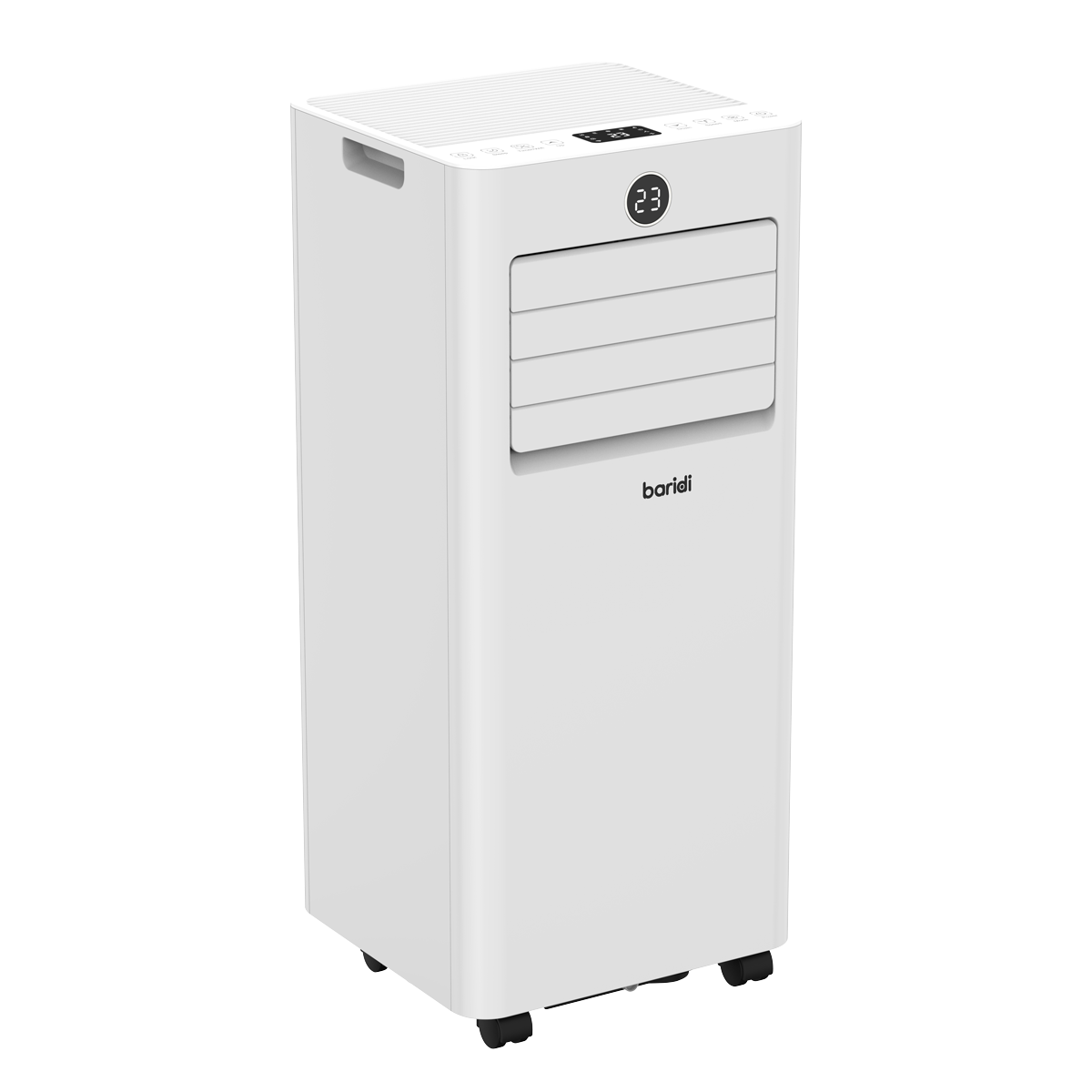 Baridi DH413 Baridi 5-in-1 Portable Air Conditioner/Dehumidifier/Air Cooler with Window Sealing Kit 7,000Btu/hr - White