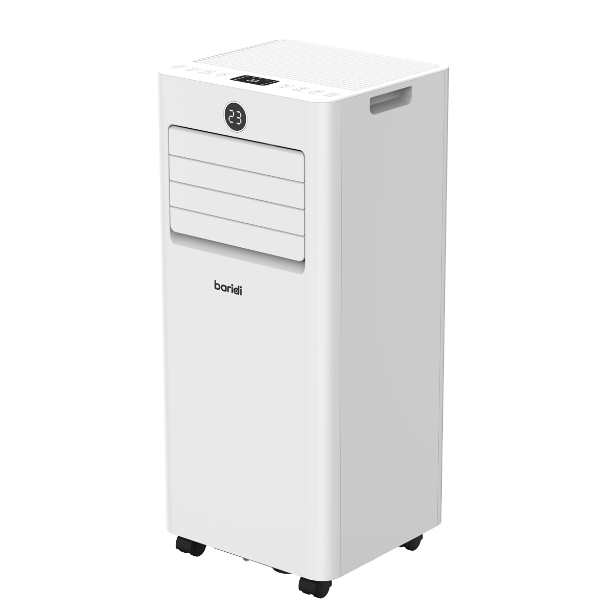 Baridi DH414 Baridi 5-in-1 Portable Air Conditioner/Dehumidifier/Air Cooler with Window Sealing Kit 9,000Btu/hr - White