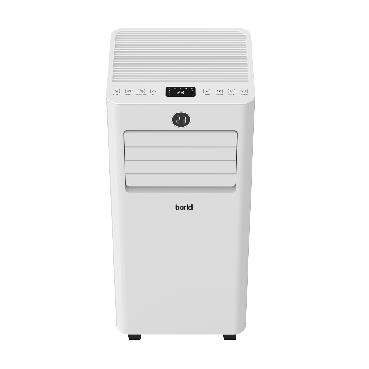 Baridi DH414 Baridi 5-in-1 Portable Air Conditioner/Dehumidifier/Air Cooler with Window Sealing Kit 9,000Btu/hr - White