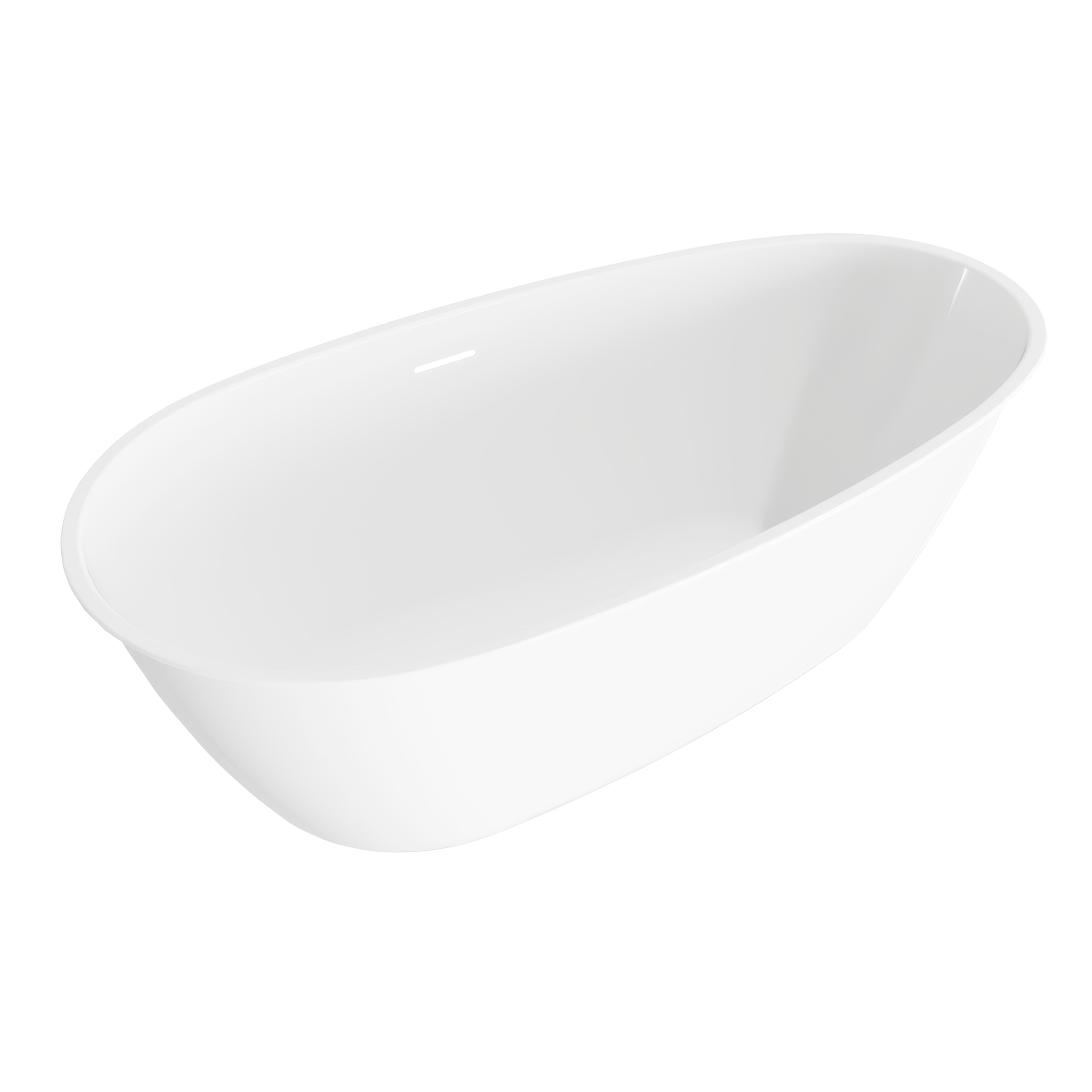 Baridi DH415 Baridi Double-Ended Slim Rim Bath with Overflow System 140cm – Gloss White