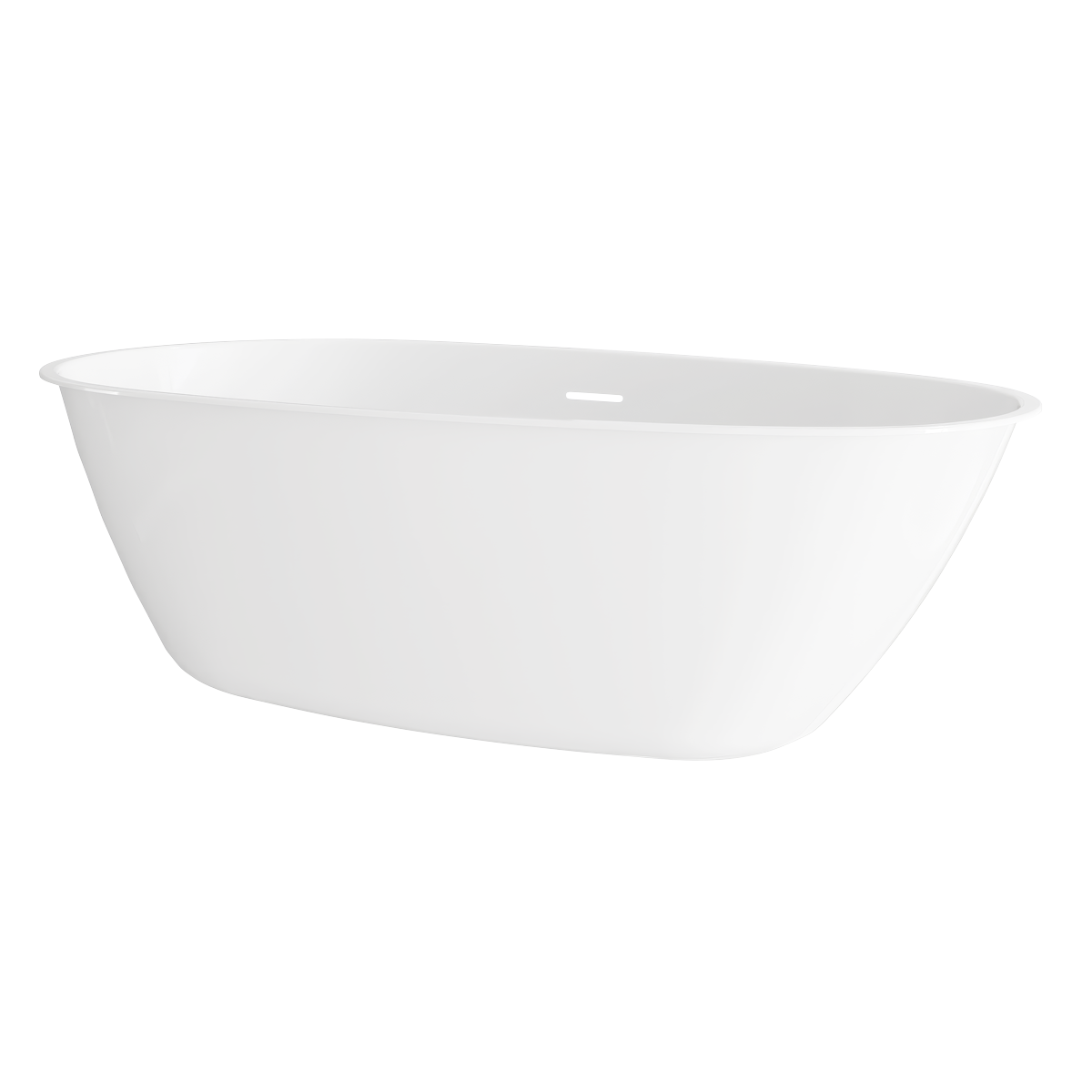 Baridi DH415 Baridi Double-Ended Slim Rim Bath with Overflow System 140cm – Gloss White
