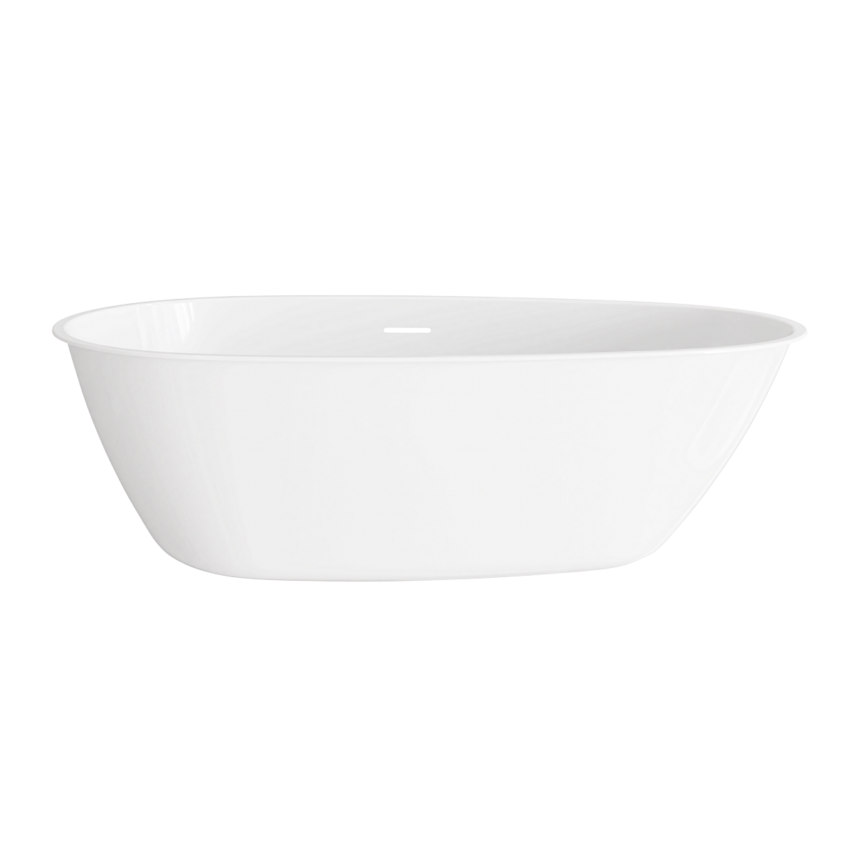 Baridi DH415 Baridi Double-Ended Slim Rim Bath with Overflow System 140cm – Gloss White