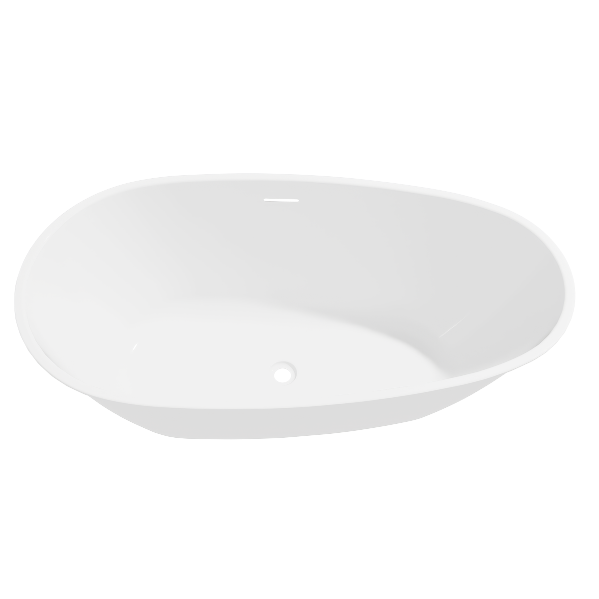 Baridi DH415 Baridi Double-Ended Slim Rim Bath with Overflow System 140cm – Gloss White