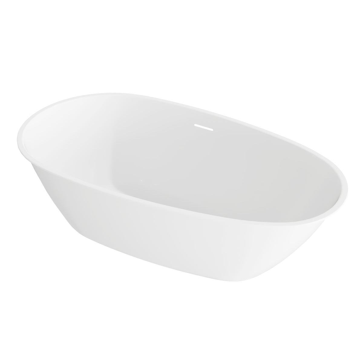 Baridi DH416 Baridi Double-Ended Slim Rim Bath with Overflow System 150cm – Gloss White