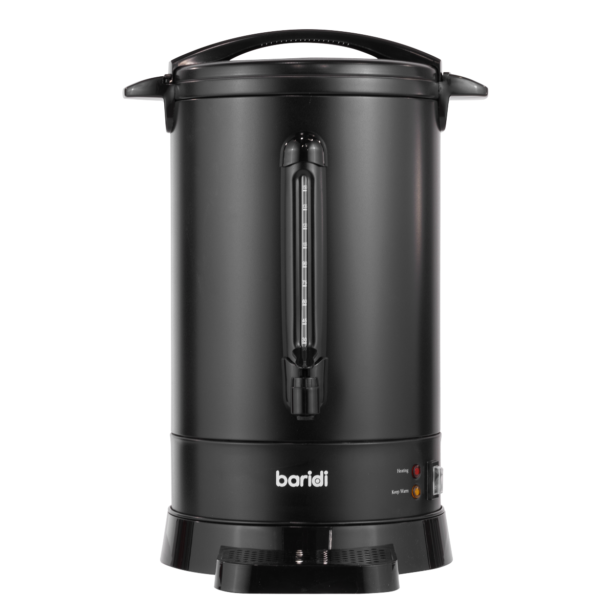 Baridi DH431 Baridi Hot Water Boiler/Tea Urn, 20L Capacity - Black