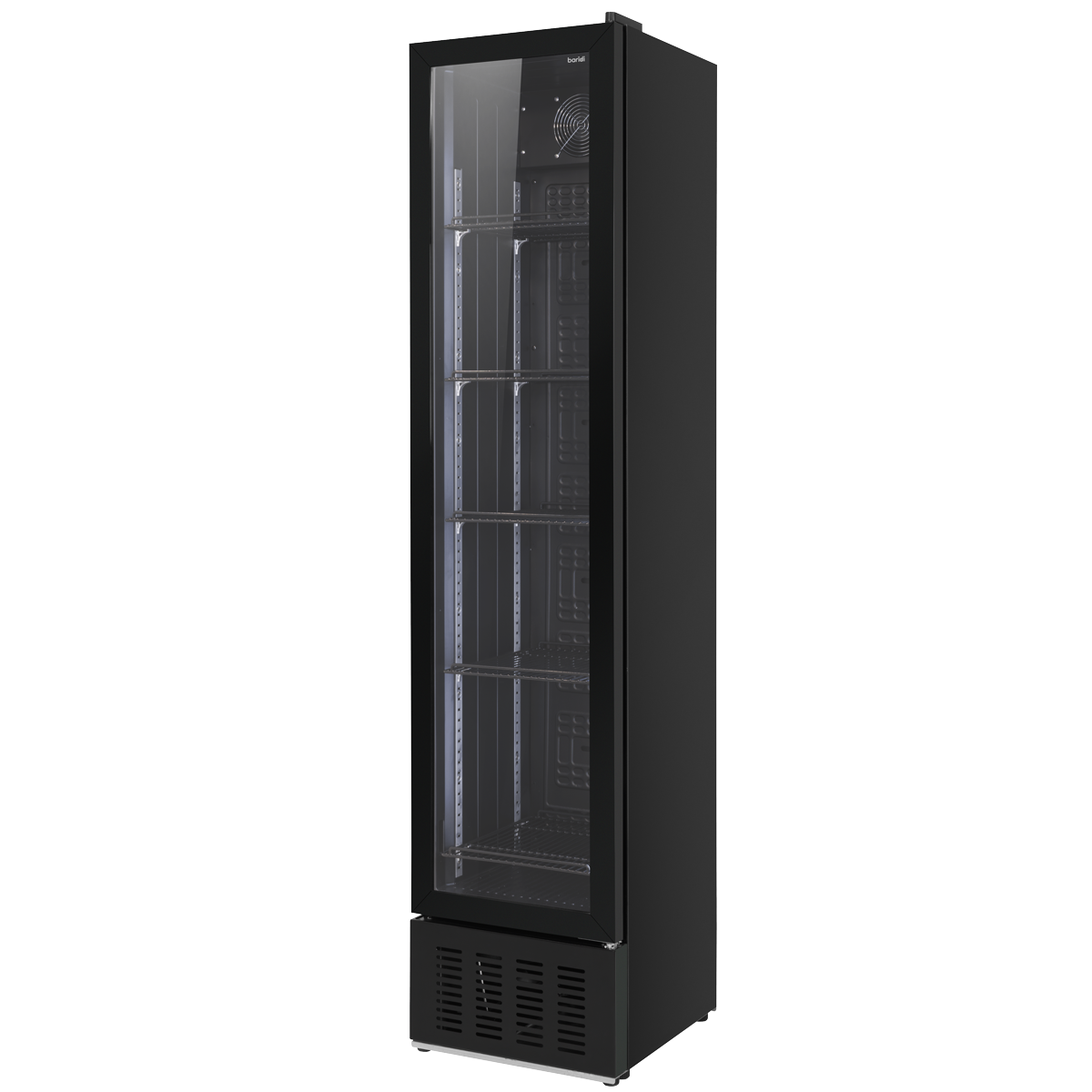 Baridi DH440 Baridi Tall Drinks/Bar Fridge with Digital Controls & Auto Defrost 160L - Black