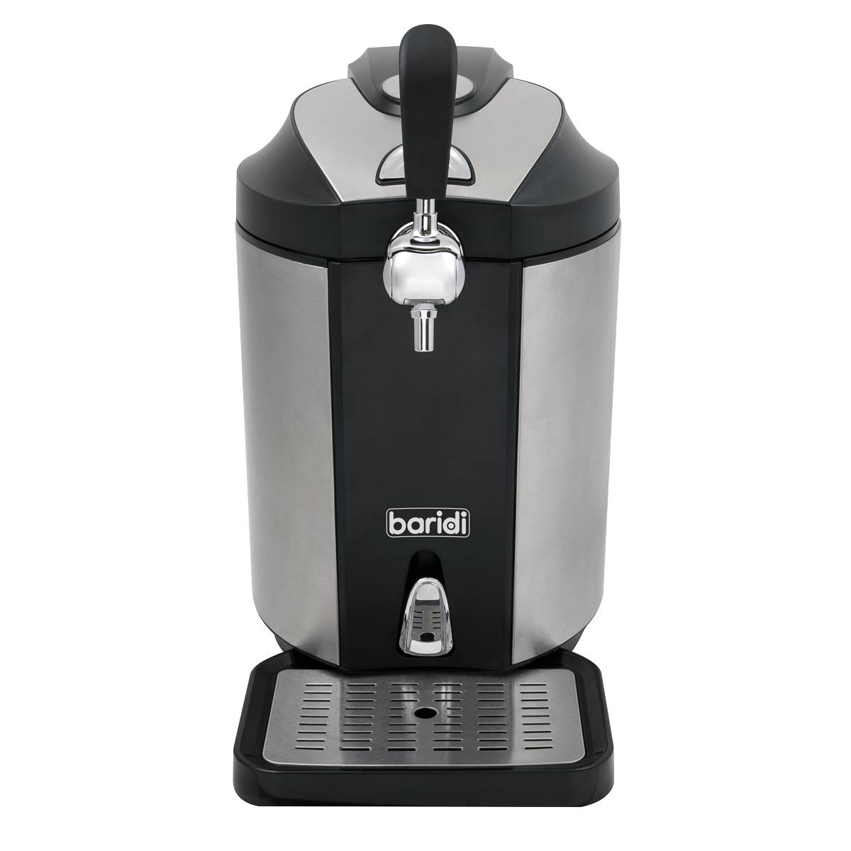 Baridi DH49 Baridi Mini Keg Draft Beer Dispenser Tap with Integrated Cooling 5L Capacity