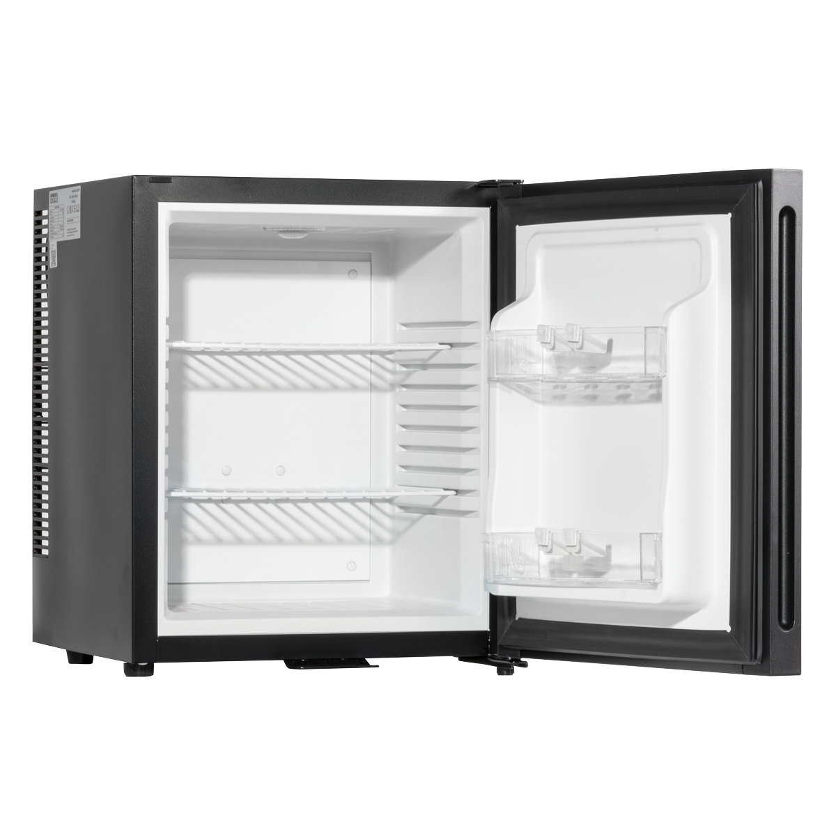 Baridi DH57 Baridi Mini Drinks & Wine Fridge with Wire Shelves, LED Light & Security Lock 25L - Black